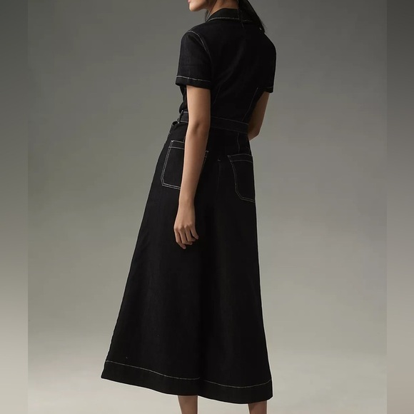 Anthropologie The Colette Wrap Jumpsuit by Maeve: Denim Edition - Picture 5 of 5